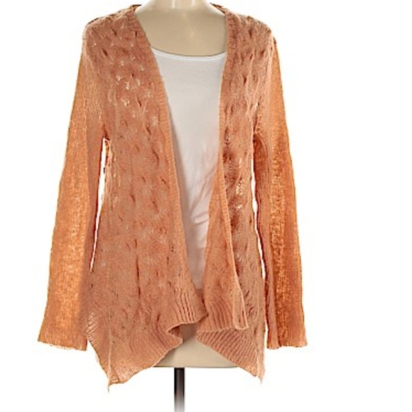 Lauren Conrad Girly Sweet crochet open front cardigan XS - Picture 2 of 7
